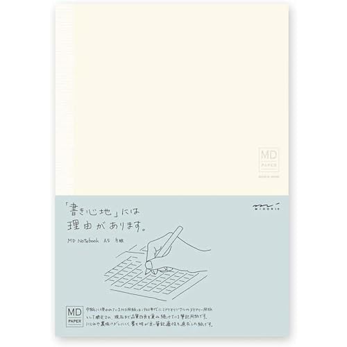 Midori 15003006 MD Notebook, A5, Grid Ruled