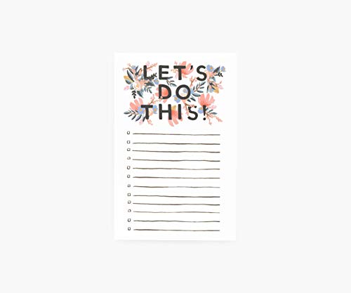 RIFLE PAPER CO. Checklist Notepad | 75 Tear-Off...