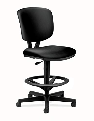 HON, Black Volt Leather Office Chair Sit-To-Stand...