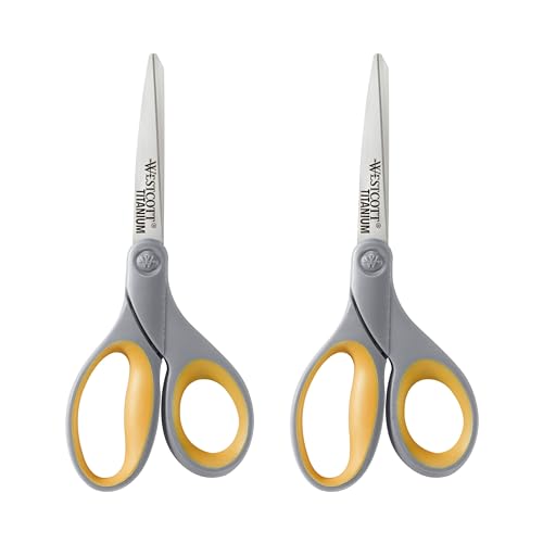 Westcott 13901 8-Inch Titanium Scissors For Office...