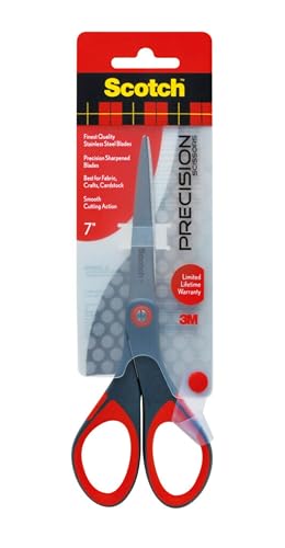 Scotch 7' Precision Scissors, Great for Everyday...