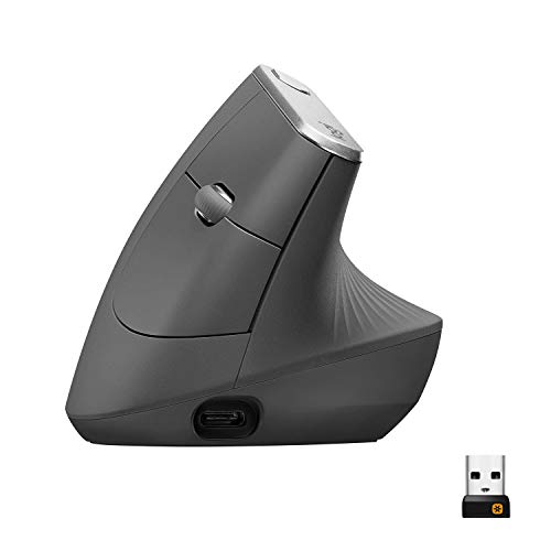 Logitech MX Vertical Wireless Mouse – Ergonomic...