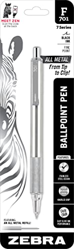 Zebra Pen F-701 Retractable Ballpoint Pen,...