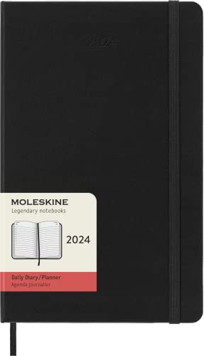 Moleskine Classic 12 Month 2024 Daily Planner,...