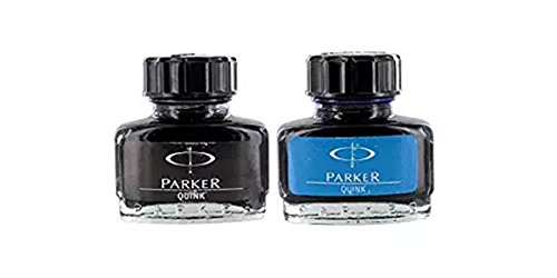 Parker Quink Fountain Pen Ink Bottle - Blue Ink...