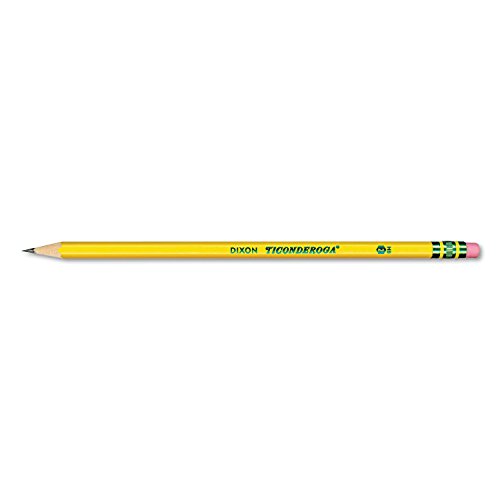 Ticonderoga Wood-Cased Pencils, Unsharpened, #2 HB...