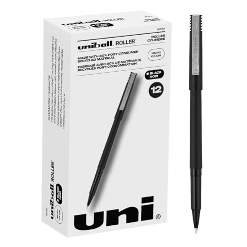 uni-ball Roller Rollerball Pens Fine Point Micro...