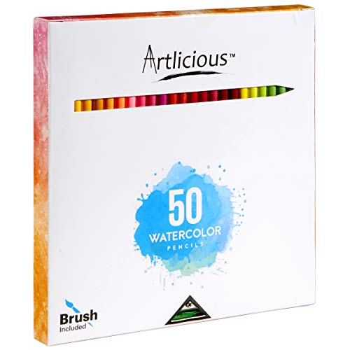 Artlicious - 50 Premium Distinct Watercolor...