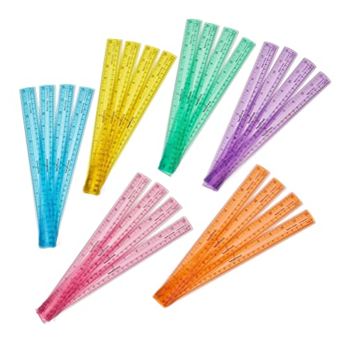hand2mind 12 inch Multicolored, Transparent,...