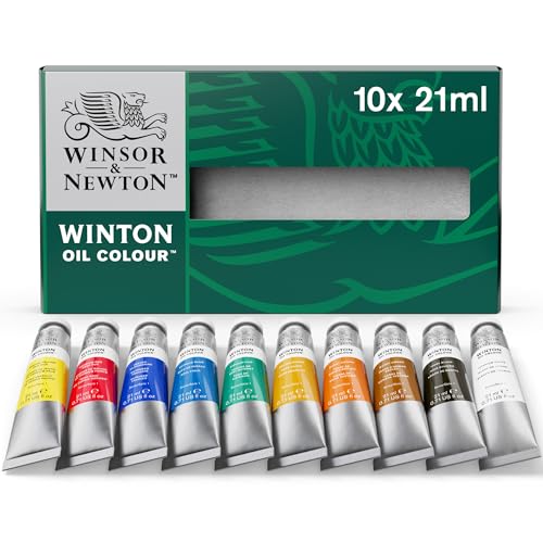 Winsor & Newton Winton Oil Color Paint, Basic Set,...