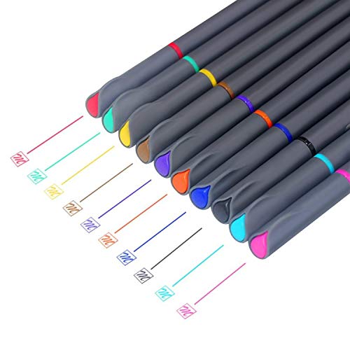 MyLifeUNIT Fineliner Color Pen Set, 0.4mm Colored...