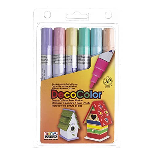 Uchida Of America DecoColor Paint Marker, 6 Pack,...