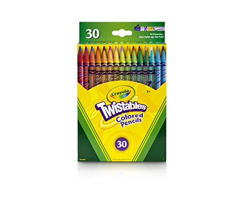 Crayola Twistables Colored Pencils, Always Sharp,...