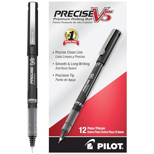 Pilot, Precise V5, Capped Liquid Ink Rolling Ball...