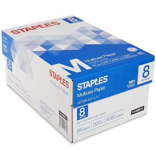 STAPLES Multiuse Multipurpose Copy Fax Inkjet &...