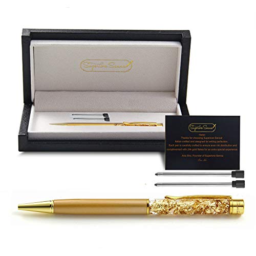 Superiore Senna Italian Black Ink Gold Pen - Gift...