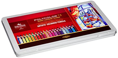 Koh-I-Noor Polycolor Drawing Pencil Set, 72...