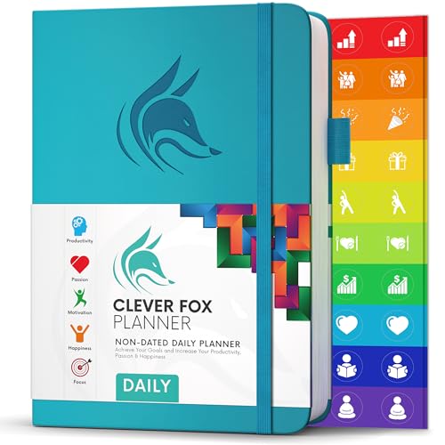 Clever Fox Daily Planner – Undated Planning...