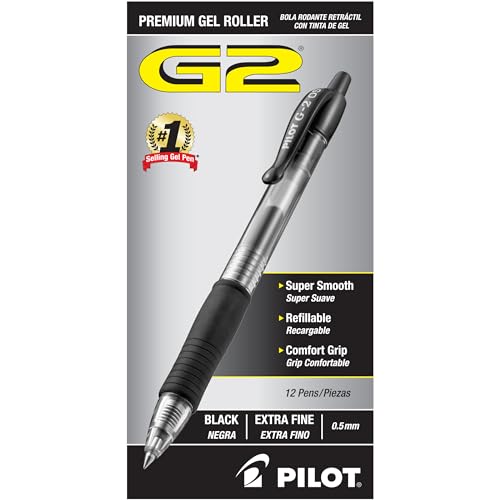 Pilot, G2 Premium Gel Roller Pens, Extra Fine...