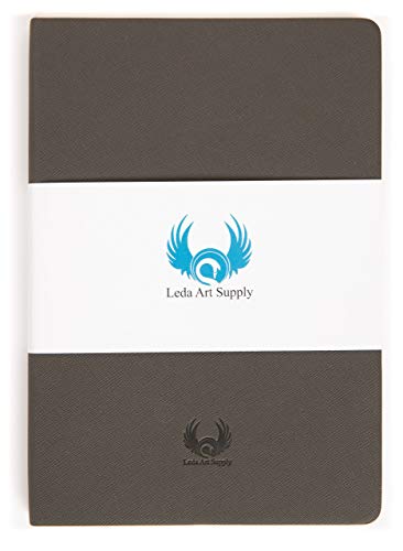Leda Art Supply A5 Sketchbook, Lay Flat Softcover...