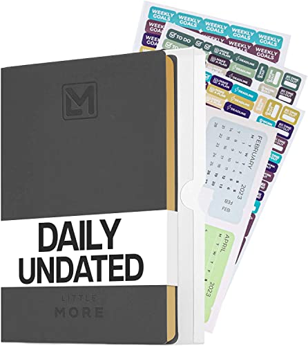 Little More Undated Daily Planner - Helps you Set...