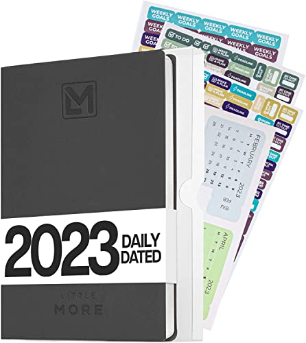 Little More Dated Daily Planner 2023 - One Page...