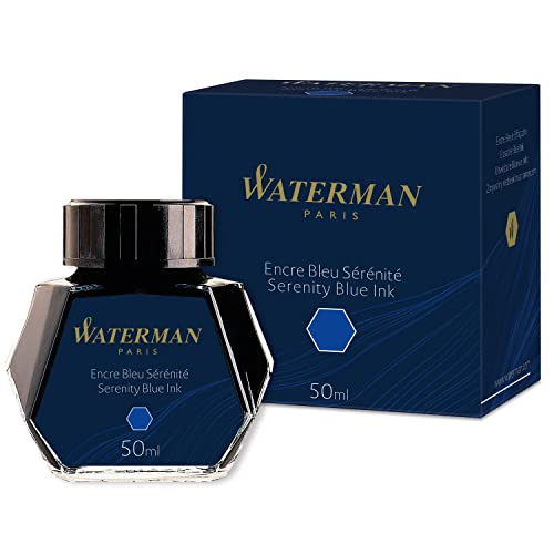 Waterman Fountain Pen Ink Serenity Blue 50ml...