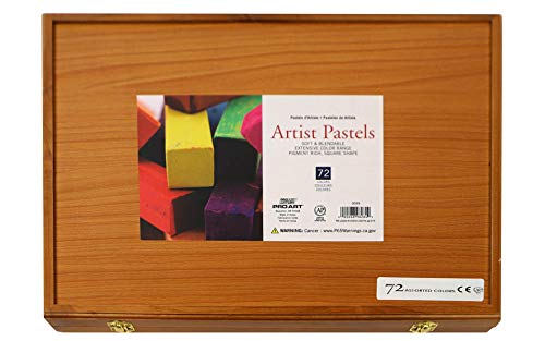 PRO ART Artist Pastel Set, 72 Count (Pack of 1),...