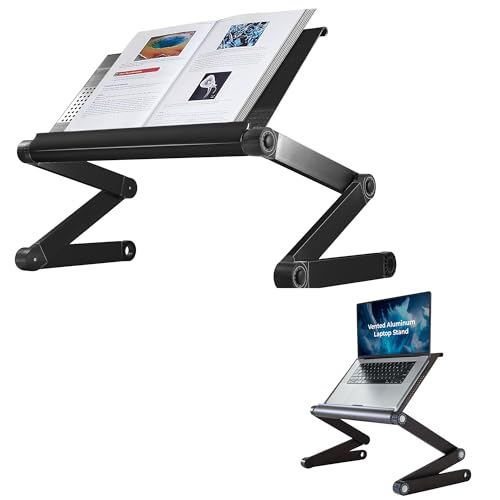 Adjustable Book Holder and Laptop Stand - Portable...