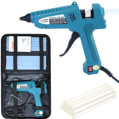 LEBACUTE Hot Glue Gun Set 100W, Professional Melt...