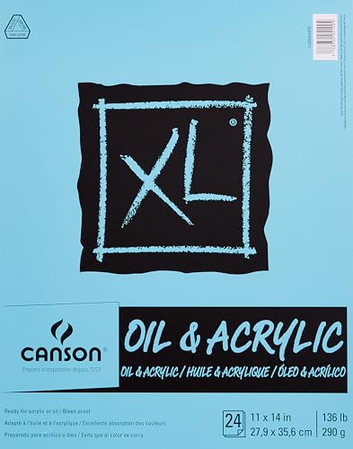 Canson XL Series Oil and Acrylic Paper, Foldover...