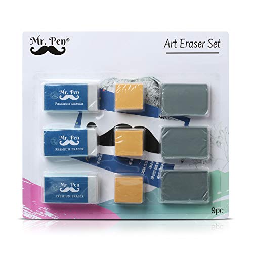 Mr. Pen Eraser Set with Kneaded Erasers, Gum...