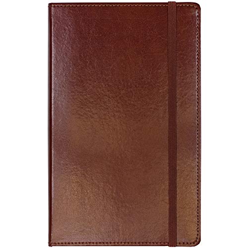 C.R. Gibson MJ5-4792 Brown Bonded Leather Notebook...