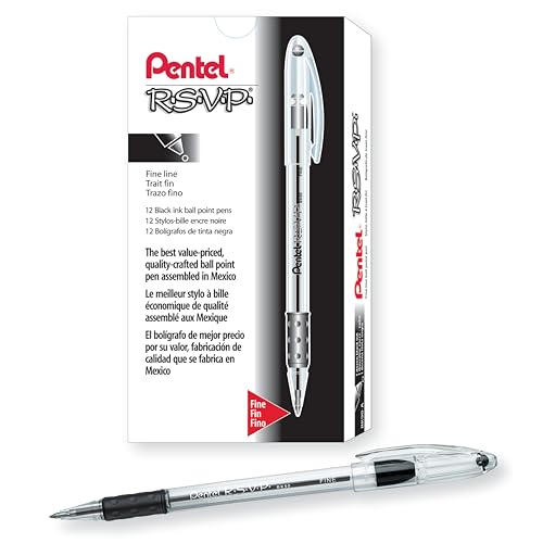 Pentel® R.S.V.P.® Ballpoint Pens, Fine Point,...