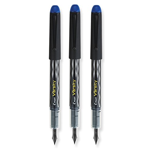 Pilot Varsity Disposable Fountain Pens, Blue Ink...