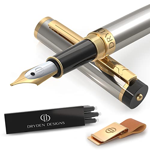 Dryden Designs Fountain Pen - Medium Nib 0.5mm |...