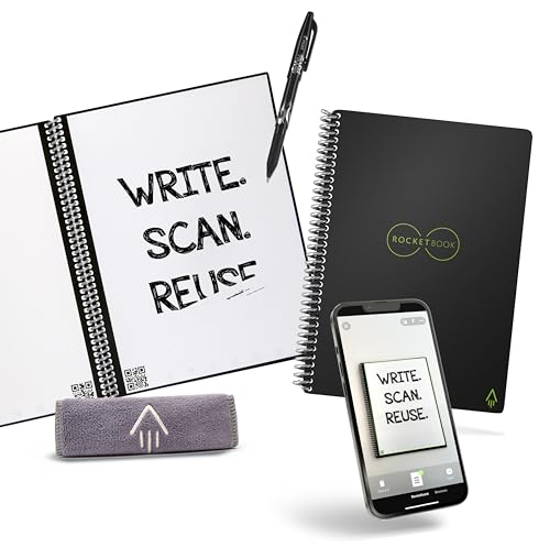 Rocketbook Core Reusable Smart Notebook |...