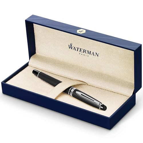 WATERMAN Expert Rollerball Pen, Matte Black CT,...