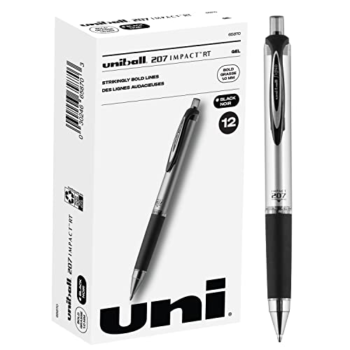 Uniball Signo 207 Impact RT Retractable Gel Pen,...