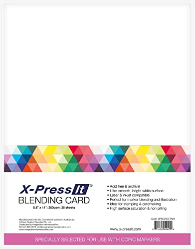 X-Press It Blending Card Paper - 25 Sheets |...