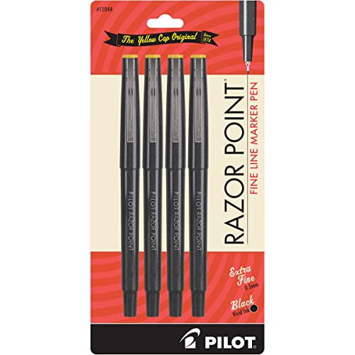 PILOT Razor Point Fine Line Marker Stick Pens,...