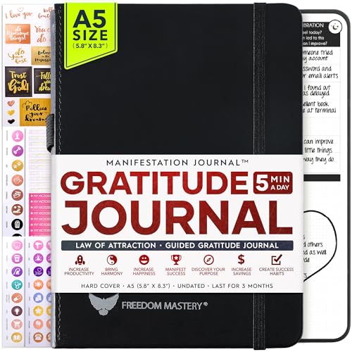 Gratitude Journal for Women and Men - A 5 Minute...