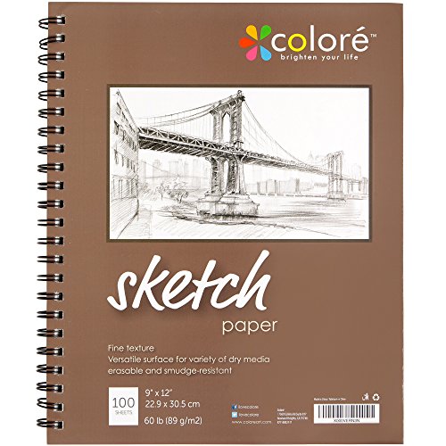 Colore Sketch Pad - Durable Sketching Paper And...