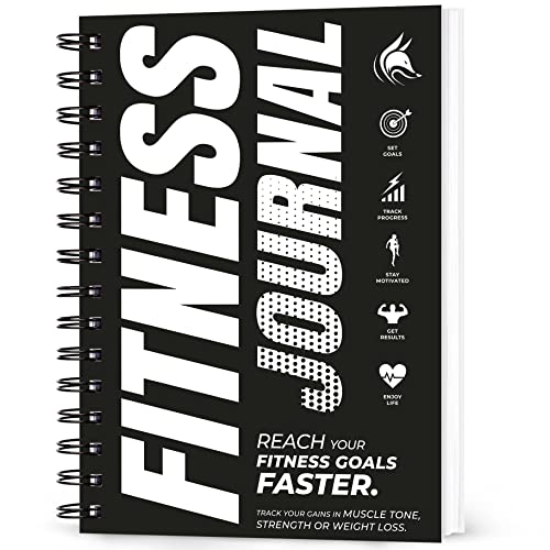 Clever Fox Fitness Journal Workout Log Book -...