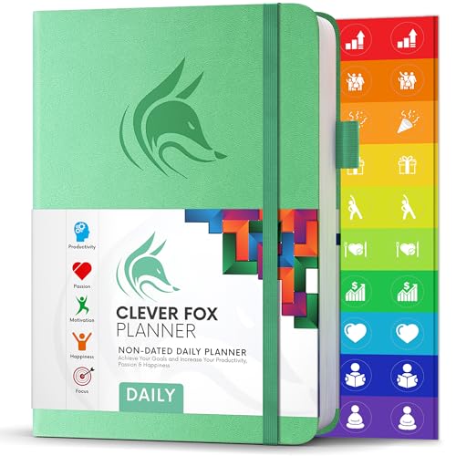 Clever Fox Daily Planner – Undated Planning...