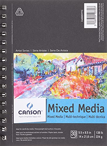 Canson Artist Series Mixed Media Paper, Wirebound...