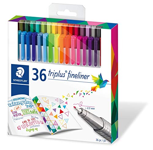 STAEDTLER Color Pen Set, Set of 36 Assorted Colors...