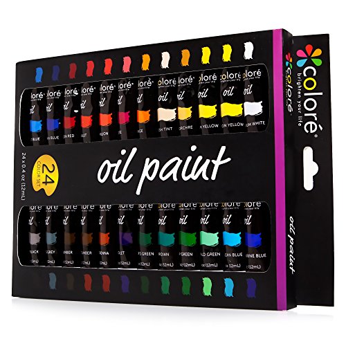Colore High Quality Oil Paint Set – Perfect For...