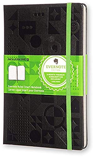 Moleskine Evernote Smart Notebook Large Ruled...
