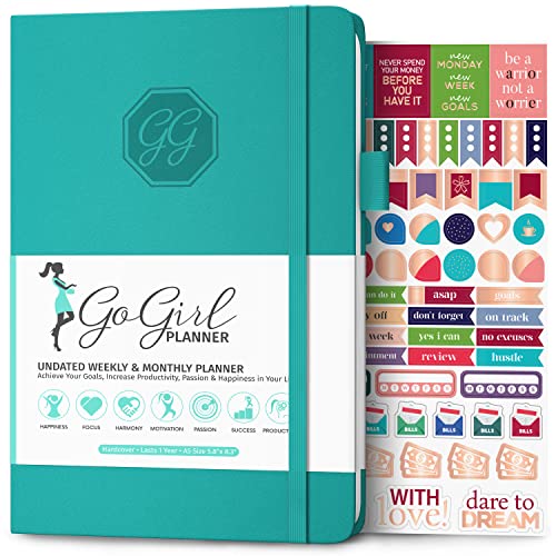 GoGirl Planner and Organizer for Women – A5 Size...